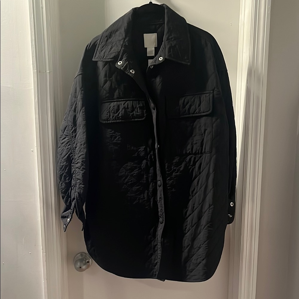 Black Quilted Jacket